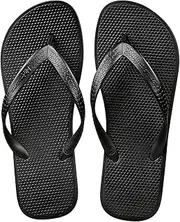 [Breadom] Men's flip Flops are Made of high-Grade PVC Materials, which can not Grind The feet. The Anti-Skid Sole is Suitable for Home Play, and has a Variety of Colors(Black,40)