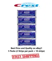 CREST 3D White Professional Effects Whitestrips Teeth Whitening Strips NEW 3 D