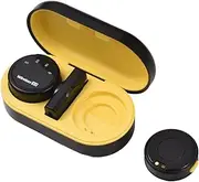 Wirel Microphone Dual Microphone Magnetic Suction ing Noise Reduction No Delay pe-C with Rechargeable Charging Case for Mobile Phone Live Broadcast Recording Plug and Play Black One Size