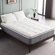 DIGLANT King Size Mattress, 12 Inch Hybrid Gel Memory Foam Mattress with Pocket Spring, Breathable Medium Firm Mattress in a Box, Cool Sleep and Balance Support CertiPUR-US Certified
