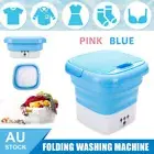 Mini Washing Machine Bucket Folding Portable Laundry Machine Clothes Washing NEW