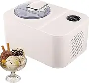 1.2L Mini Ice Cream Maker – Automatic Soft Serve Machine with LED Display, Easy Clean Design, Frozen Yogurt & Sorbet Maker for Home, Family & Snack Bar Use