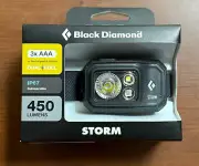 Black Diamond Storm 450 Headlamp - Black - NEW FREE SHIPPING