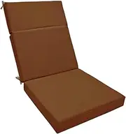 Stgfyxgs Terrace Chair Cushion with High Density Removable Blanket in Replacement Foam Cushion Cushion of Garden Chair for Courtyard, Brown, as described