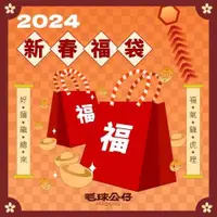 在飛比找有閑購物優惠-快速出貨 2024新年限定福袋 毛球公仔