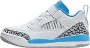 [Jordan] Spizike Low Little Kids' Shoes (FQ3951-141, White/Wolf Grey/Anthracite/University Blue)