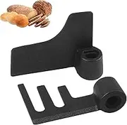 2 Stks Brood Maker Paddle Vervanging Set voor Panasonic Broodmachine, Anti-aanbak Teflon Gecoat Flat & Rogge Kneden Mengbladen voor SD255/SD256/SD257/SD2501/SDZB2502/SDZB2512/SDZX2522 Broodmachines