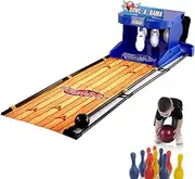 Electric Bowling Machine, Electronic Bowling Alley Game with Automatic Reset,Indoor Bowling Ball Sports Game Console with LED Scoreboard,Lighting & Simulation Sound,Fun for Children & Adults(2m)