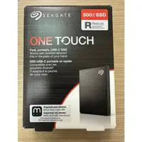 在飛比找蝦皮購物優惠-Seagate One Touch 500G 外接 SSD 