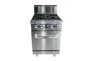 4 Burner With Oven W610 X D790 X H1165 Cookrite Ato-4b-f-ng