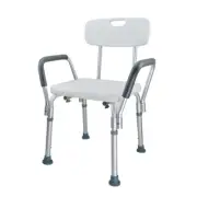 Adjustable Medical Shower Chair Bath 6 Level Safety Aluminum Stool Bench Seat