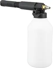 2000ML Foam Sprayer, Adjustable Nozzle, Copper Construction, for Car Wash, Quick Plug Interface, Engineering Plastics and Copper (Black)