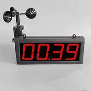 3 Inch 4-Digit Large Screen Tower Crane Anemometer, 0-30M/S Special Construction Site Wind Alarm Wind Speed Tester