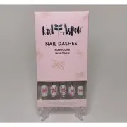 Red Aspen Nail Dashes The Bowmans Short Square New Retired #2448