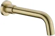 Chrome Bass Bath tub Shower Mixer Bath Faucet Filler Spout Wall Outlet Faucet Spout Replacement Filler,Brushed Gold