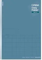 Kokuyo Campus Study Planner 2 Weeks B5, Navy (ﾉ-Y80LT-DB)