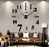 在飛比找樂天市場購物網優惠-掛鐘現代簡約超大掛鐘客廳創意藝術時鐘家用DIY個性時尚數字鐘