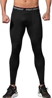 [NuCamper] Men's Compression Pants,Athletic Leggings Base Layer Bottoms Running Tights for Sports Gym Workout Basketball Yoga