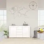 Sideboard White 120x36x69 cm Engineered Wood vidaXL