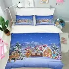 3D Christmas Snow 1543NA Bed Pillowcases Quilt Cover Duvet Jerry LoFaro Fay