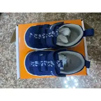 在飛比找蝦皮購物優惠-日本Combi康貝成長機能涼鞋（藍）尺寸13.5（全新）