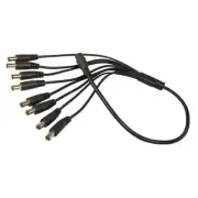 HQRP Cable divisor CC hembra a 8 macho para ZMODO ZH-IXA15-WAC / ZMD-CCH-BAS16NM