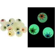 Glow In The Dark Eyeball Bounce Balls (Pack of 12)