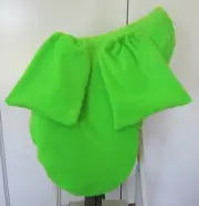 Horse Stock/Western/Fender Saddle cover FREE EMBROIDERY+1 Stirrup socks LIME