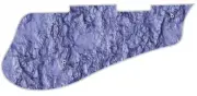 Pickguard Pick Guard 5120 Graphical Graphic Guitar Embossed Purple