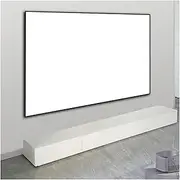 Screen Premium Cinema Matte White UHD Projection Screen 60-250 Inch Fixed Frame 1cm Narrow Border Projectors for Home Theater Smart Home(100 inch)