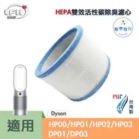 在飛比找PChome24h購物優惠-HEPA抗敏濾網 適用 Dyson HP00/HP01/HP