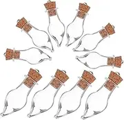 Levemolo 10 Pack Corked Glass Bottles Mini Drift Bottles for Wedding Honeymoon Souvenirs