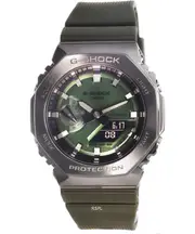 Casio G-SHOCK GM-2100B-3A Green Alarm Timer Stopwatch Calendar 200M Mens Watch