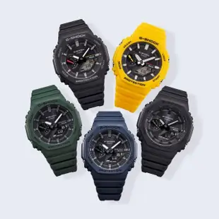 【CASIO 卡西歐】CASIO 卡西歐 G-SHOCK 八角形碳纖維核心防護 太陽能手錶(GA-B2100C-9A)