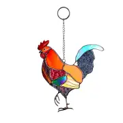 ROOSTER Stained Glass Wall Hangings Farmhouse Decor Custom Bird Suncatcher