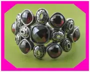 BRIGHTON VENUS RISING Burgundy Red Hinged OVAL MED Weight BANGLE NWtag $92 50%