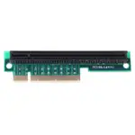 VIVI PCI-E 8X 至 16X RISER 適配器 PCI-EXPRESS X8 至 X16 90 度卡,適用於