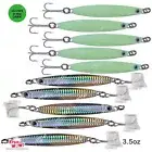 10pcs 3.5oz Colt Sniper 100g Vertical Fish jig w/ 3561D-DT MUSTAD Hook 2-Colors