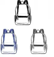 GACEMIU Bulk 1/3/12/24/48 Pack Clear Backpack Transparent Backpack For Travel Sport Work School Stadium Approved