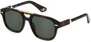 [POLICE] MONUMENT 1 SPLL19 Shiny Dark Havana/Green 55/20/145 unisex Sunglasses