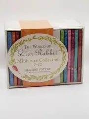 The World Of Peter Rabbit Miniature Collection 1-12 Beatrix Potter (AD)