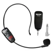 Wireless Microphone Headset W/Screen, UHF Wireless Headset Mic System, 160ft
