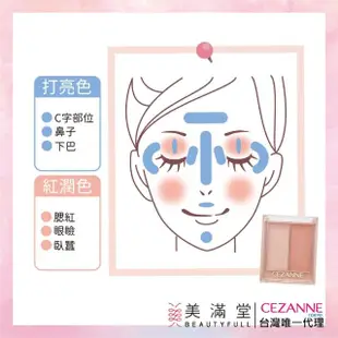 【CEZANNE】好氣色打亮修容霜(腮紅打亮修容多功能)