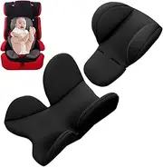 2Pcs Infant Car Seat Insert, Baby Car Seat Head Support, Soft Breathable Stroller Cushion Pads, Split Infant Car Seat Insert Pad Body Support Headrest Washable Car Seat Liner for Strollers Prams