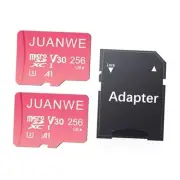 256GB Micro SD Card 2 Pack microSDXC Memory Card A1 U3 V30 4K + Adapter