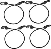 BESPORTBLE 4pcs Kayak Hook Camping Accessory Tent Bungees Cord with Hook Canopy Ties Multi-Function Tie Down Strap Bungee Ball Tie Downs Outdoor Supply Hooks Kayak Tie Down Strap Plastic