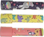 HONMEET Ys for Toddlers 3pcs Boys and Girls' Educational Kaleidoscopes Rotating Scientific Toys to Boost Curiosity Random Style