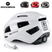 ROCKBROS Ultralight Bicycle Helmets LED Light USB MTB Road Bike Cycling 3 MODES