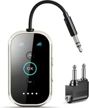Bluetooth 5.4 Transmitter Receiver - CNC Aluminum & Ceramic Glass.