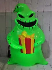 11" Oogie Boogie Christmas Blow Mold Light Up Nightmare Before Christmas 2024